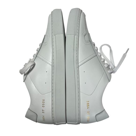 NEW Common Projects BBALL Low Top Sneakers White Shoes 3864 WOMAN EU 37 US 6.5 - Picture 5 of 14